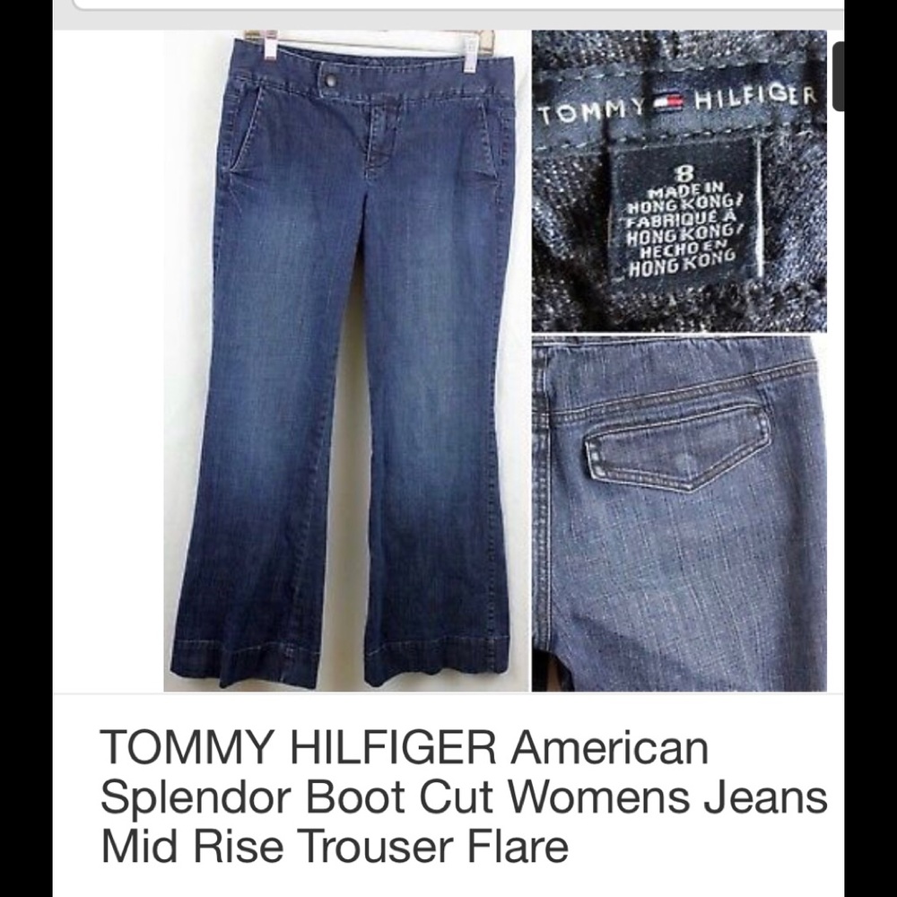Tommy Hilfiger Bootcut mid rise trouser flare